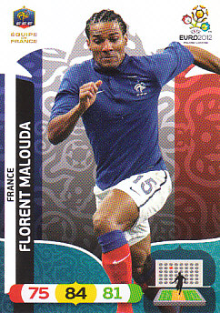 Florent Malouda France Panini UEFA EURO 2012 #83